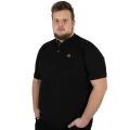 czarna koszulka elegancka meska plus size