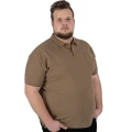 brazowa koszulka dla nastolatka plus size