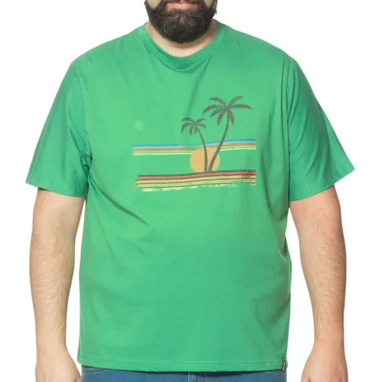 t-shirt dla mezczyzn plus size nadruk