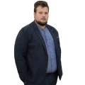 duza meska granatowa marynarka xxl