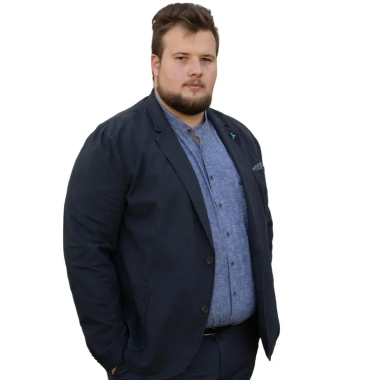 duza meska granatowa marynarka xxl