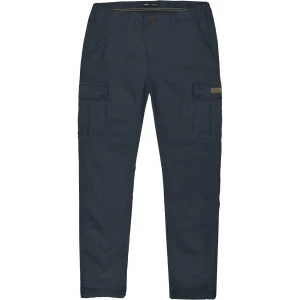Duże męskie spodnie bojówki prosta nogawka Double Urban Outfitters CCP-4026 granatowe