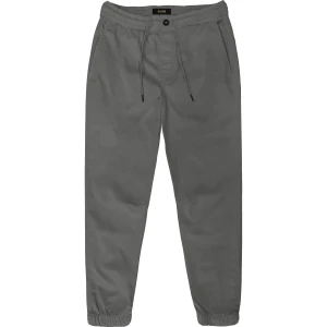 Duże męskie spodnie chinosy ze ściągaczem Double Urban Outfitters CP-4029 szare