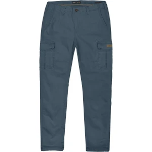 Duże męskie spodnie bojówki prosta nogawka Double Urban Outfitters CCP-4026 ciemnoniebieskie