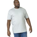 duza meska podkoszulka tshirt szary bez nadruku flyers duke d555