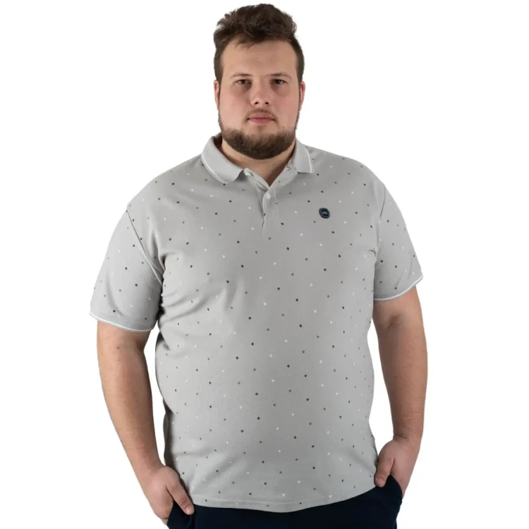 duza koszulka szara meska 9xl