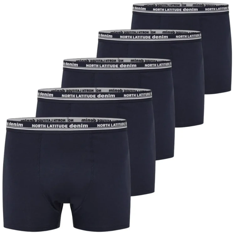 granatowe bokserki 5-pak bielizna 6xl