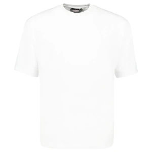 Koszulka gładki t-shirt dla wysokiego mężczyzny (TALL) Adamo 139110-100 biały