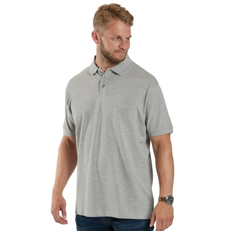 szara koszulka polo 4xl