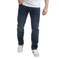 granatowe jeansy dla mezczyzn plus size