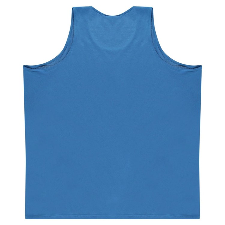 bokserka bezrekawnik w duzym rozmiarze gladka fabio d555 duke blue niebieska