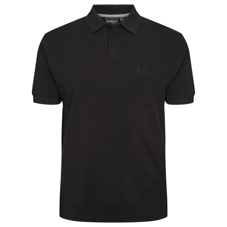 czarna polowka lato impreza bawelna 4xl