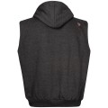 bluza bezrekawnik rozpinany z kapturem duke blake ciemno szary