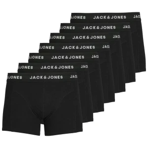 Duża bielizna męska bokserki 7 sztuk Jack & Jones 12273977 czarne