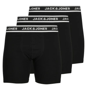 Duża bielizna męska bokserki 3 sztuki Jack & Jones 12284688 czarne