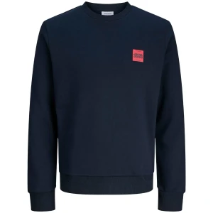 Duża męska bluza wkładana przez głowę Jack & Jones 12285517 granatowa