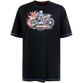 t-shirt czarny duzy nadruk 4xl