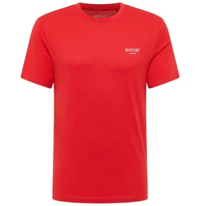Duża męska koszulka t-shirt krótki rękaw z napisem Mustang  1016857-7270 czerwony