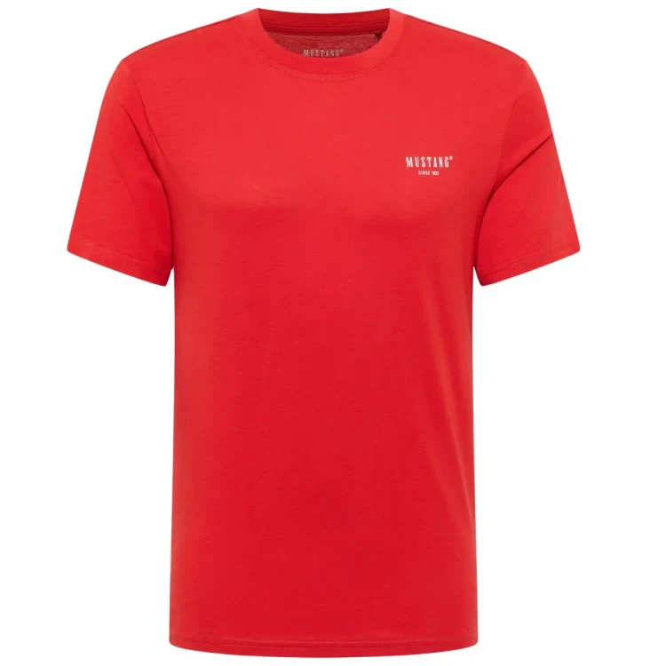 czerwony t-shirt meski plus size