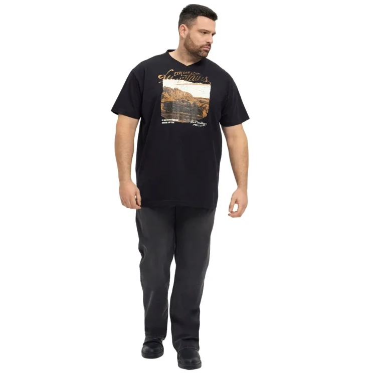 t-shirt z nadrukiem vintage 7xl