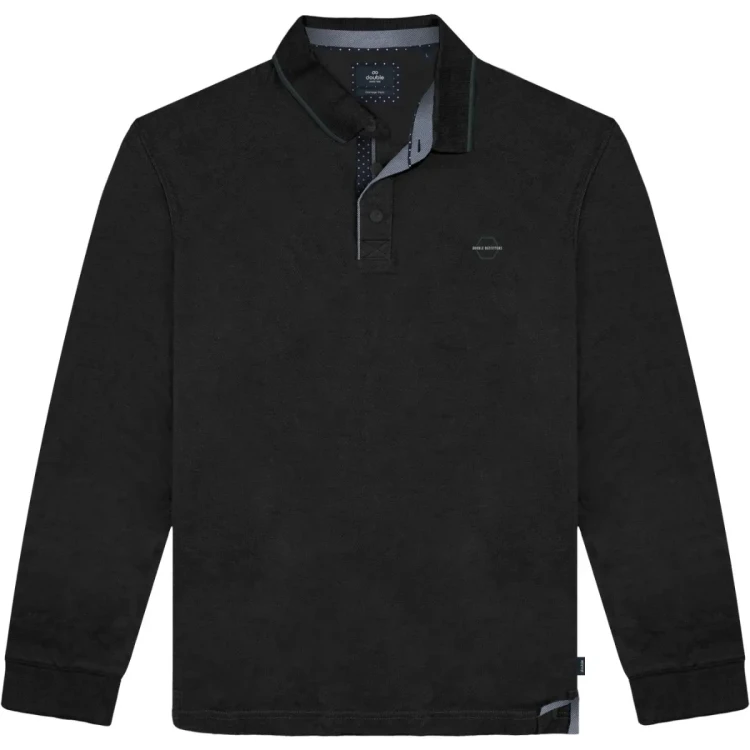 czarna koszulka polo 8xl