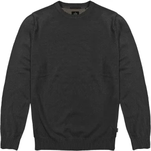 Duży męski sweter gładki wkładany przez głowę Double Urban Outfitters KNIT-8019 ciemnoszary
