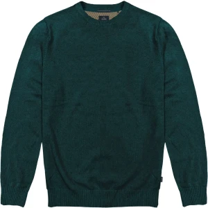 Duży męski sweter gładki wkładany przez głowę Double Urban Outfitters KNIT-8019 morski