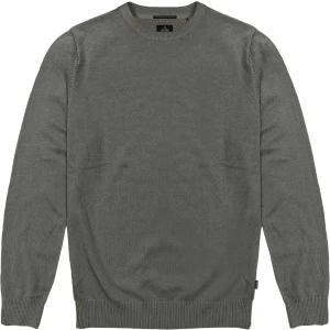 Duży męski sweter gładki wkładany przez głowę Double Urban Outfitters KNIT-8019 szary