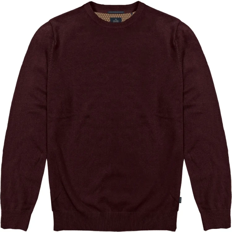 bordowy meski klasyczny sweter 7xl