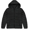 duza czarna pikowana kurtka 4xl