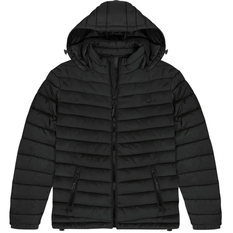 duza czarna pikowana kurtka 4xl