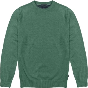 Duży męski sweter gładki wkładany przez głowę Double Urban Outfitters KNIT-8019 zielony