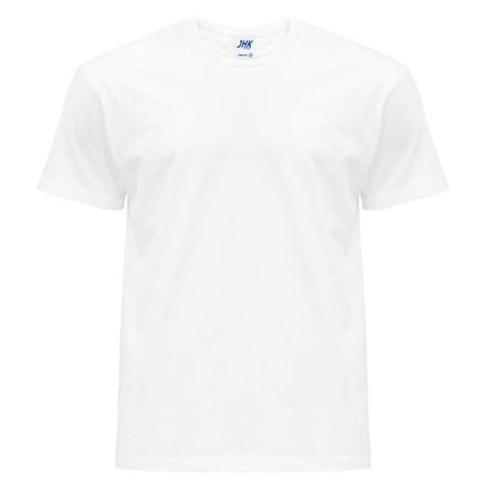 biala meska gladka koszulka t-shirt w duzym rozmiarze jhk tsra190