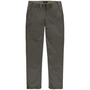 Duże męskie spodnie chinosy prosta nogawka Double Urban Outfitters CP-4080 ciemnoszare