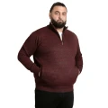 sweter z zamkiem dla duzego mezczyzny
