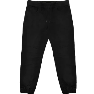 Duże męskie spodnie jeansowe joggery ze ściągaczami Double Urban Outfitters FP-4076 czarne
