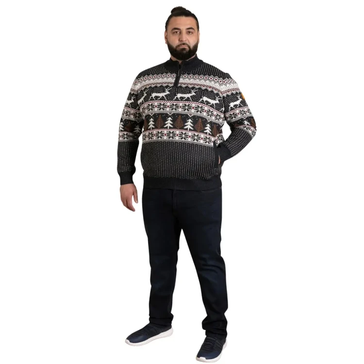 duzy mesk swiateczny sweter