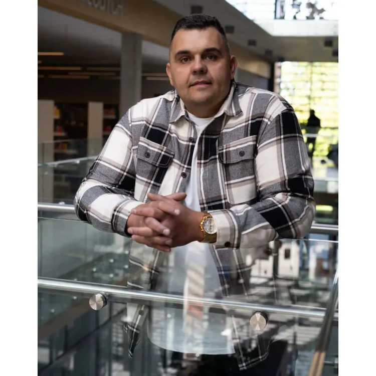 meska koszula w krate modna 5xl