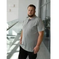duza meska koszulka z kolnierzykiem 4xl