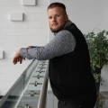 meska duza elegancka kamizelka