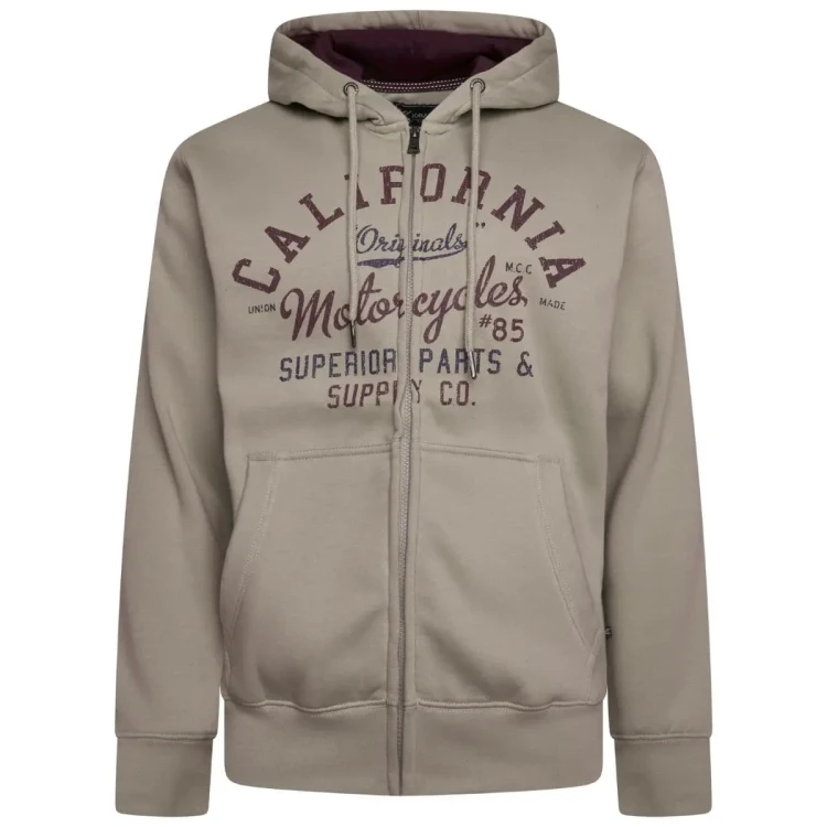 bezowa bluza na zamek 4xl