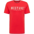 czerwony duzy t-shirt mustang