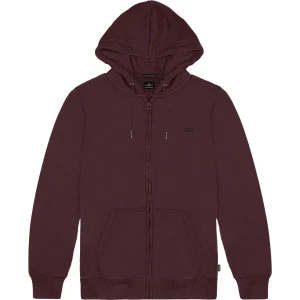 Duża męska rozpinana bluza z kapturem Double Urban Outfitters MTOP-1090 bordowa