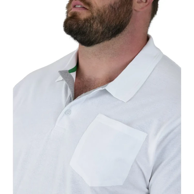 biala koszulka polo xxl