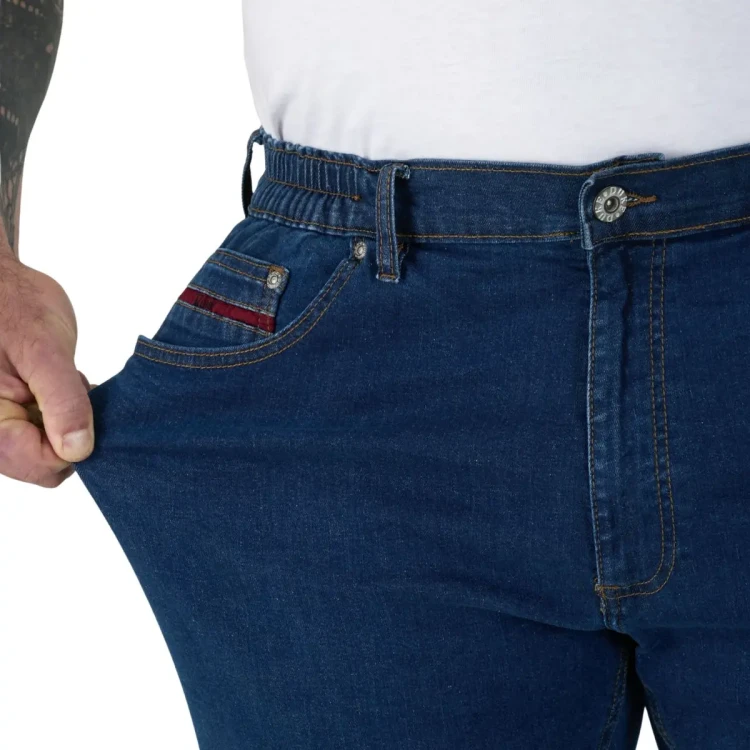 elastyczne jeansy meskie plus size