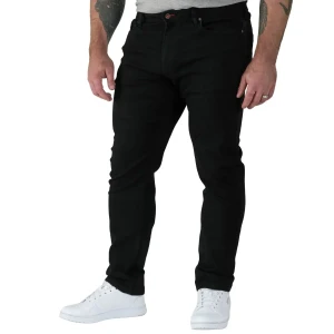Duże męskie spodnie jeansy Duke D555 Claude czarne