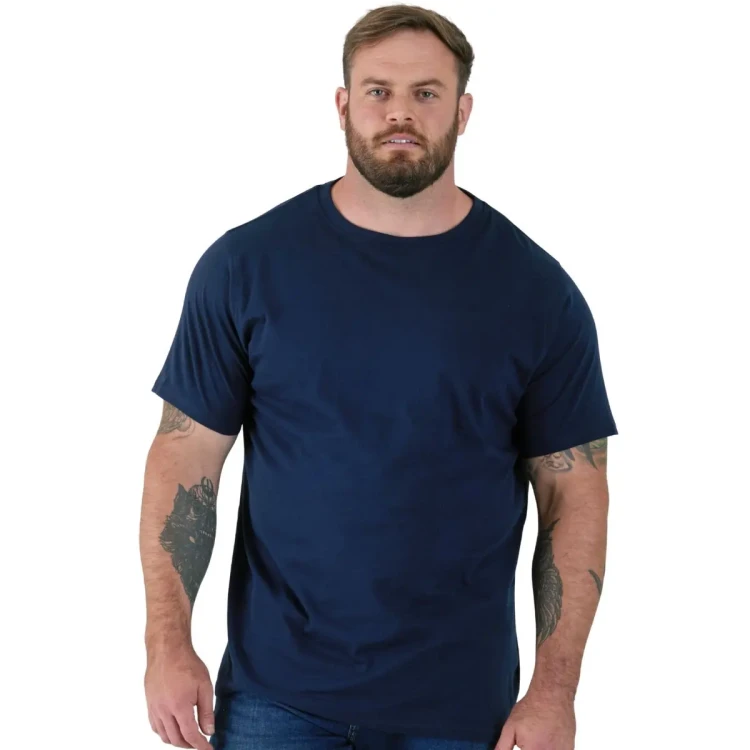 granatowa koszulka basic 2xl
