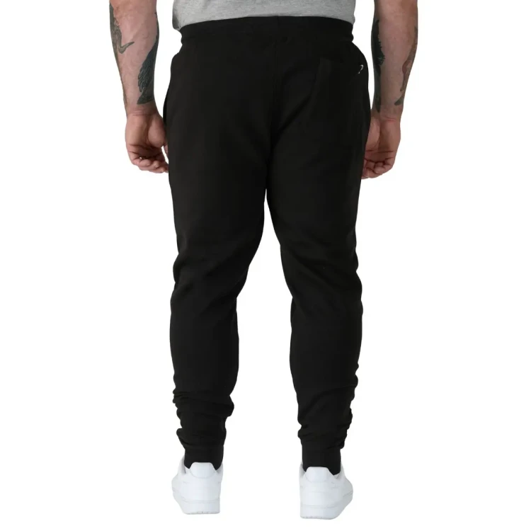dresy czarne meskie na gumce 6xl