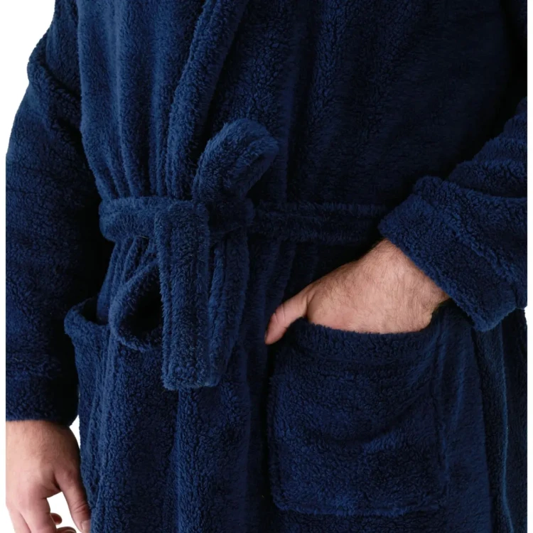 duzy cieply meski szlafrok