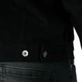 czarna kurtka z denimu 6xl